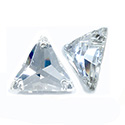Asfour Crystal Flat Back Sew-On Stone - Triangle 18MM CRYSTAL Second Quality