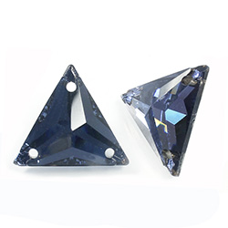 Asfour Crystal Flat Back Sew-On Stone - Triangle 18MM DENIM