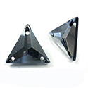 Asfour Crystal Flat Back Sew-On Stone - Triangle 18MM HEMATITE