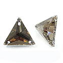 Asfour Crystal Flat Back Sew-On Stone - Triangle 18MM HONEY