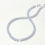 Gemstone Bead - Smooth Round 04MM BLUE LACE AGATE
