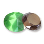 Cats Eye Faceted Cabochons