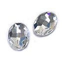 Asfour Crystal Flat Back Stone - Oval 16x11MM CRYSTAL