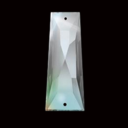 Asfour Crystal Chandelier Pendant - Pendlogue/Coffin - 26x58MM (2.25 Inch) CRYSTAL 2 Hole