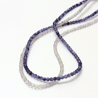 Gemstone Bead - Smooth Round 03MM FLUORITE