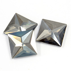 Asfour Crystal Flat Back Stone - Square 14MM SATIN