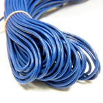 Leather Cord Round 2MM Regular Dyed ROYAL BLUE