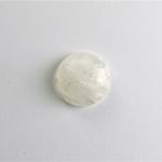 Plastic Flat Back Cabochon - Linen Quartz Color Round 18MM MATTE CRYSTAL