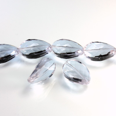 Chinese Cut Crystal Bead - Oval Twist 21x13MM ALEXANDRITE