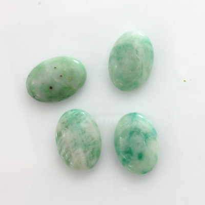 Gemstone Cabochon - Oval 14x10MM JADE ZING JIANG