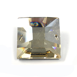 Asfour Crystal Flat Back Sew-On Stone - Square 26MM GOLDEN SHADOW