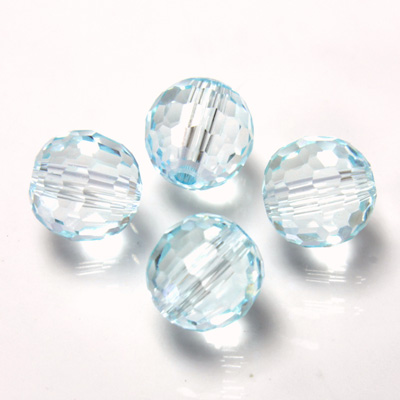 Preciosa Crystal Bead Rich Cut - Round 06MM LT BLUE