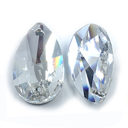 Asfour Crystal Flat Back Sew-On Stone - Pear 28MM CRYSTAL