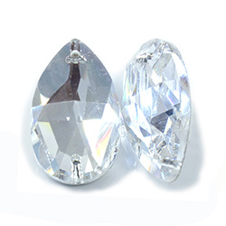 Asfour Crystal Flat Back Sew-On Stone - Pear 28x16MM CRYSTAL