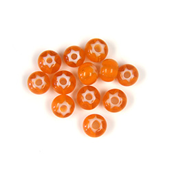 Preciosa Czech Glass Seed Bead - Cornelian Star 06/0 ORANGE 93703