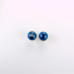 Czech Glass Pearl 1-Hole Ball - 03MM NAVY 70467