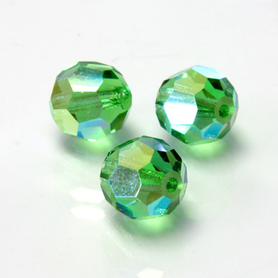 Preciosa Crystal Bead Regular Cut - Round 06MM PERIDOT AB