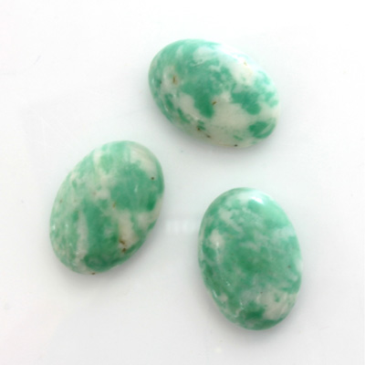 Gemstone Cabochon - Oval 18x13MM JADE ZING JIANG