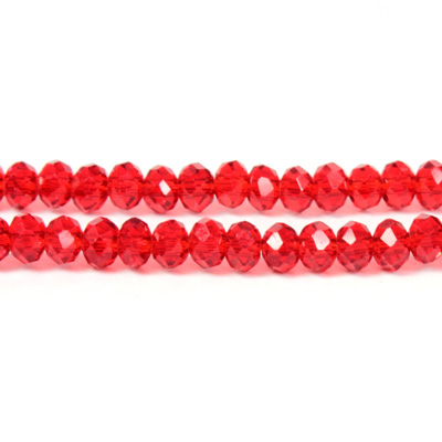 Chinese Cut Crystal Bead - Rondelle 02x3MM RUBY