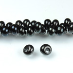 Preciosa Czech Glass Drop Seed Bead - 5/0 JET 23980