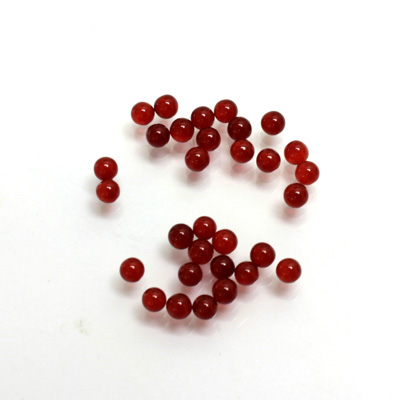 Gemstone No-Hole Ball - 03MM CORNELIAN