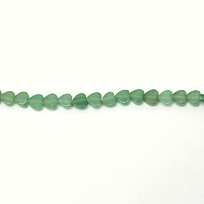 Gemstone Bead - Flat Top Heart 06MM AVENTURINE-GREEN