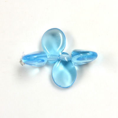 Preciosa Czech Pressed Glass Bead - Pip 5x7MM AQUA