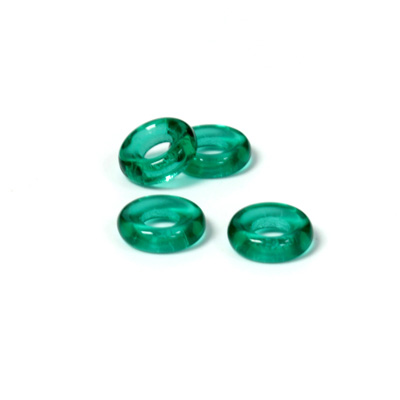 Czech Pressed Glass Ring - 09MM EMERALD