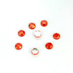 Plastic Flat Back Foiled Rose Cut Rhinestone - Round 05MM (21ss)  HYACINTH