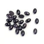Man-made Cabochon - Oval 06x4MM BLUE GOLDSTONE