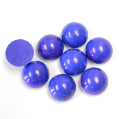 Gemstone Cabochon - Round 10MM HOWLITE DYED LAPIS