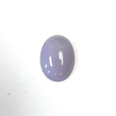 Italian Plastic Flat Back Cabochon - Oval 18x13MM LT. PURPLE NUVOLATO (4775)