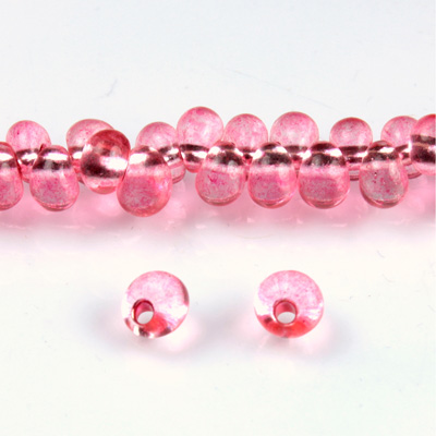 Preciosa Czech Glass Drop Seed Bead - 5/0 DYED ROSE SL 78191