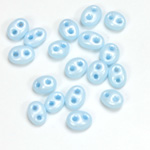 Preciosa Czech Glass 2-Hole Seed Bead - Twin 2.5x5MM TERRA PEARL LT BLUE 16236