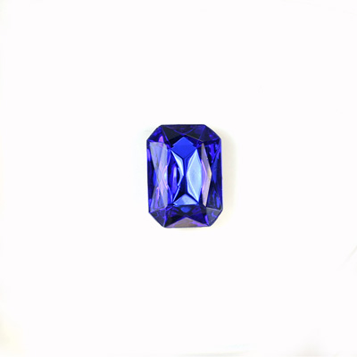 Glass Point Back Tin Table Cut (TTC) Stone - Cushion Octagon 06x4MM SAPPHIRE