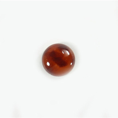 Plastic Flat Back Cabochon - Mixed Color Round 14MM TOKYO TORTOISE