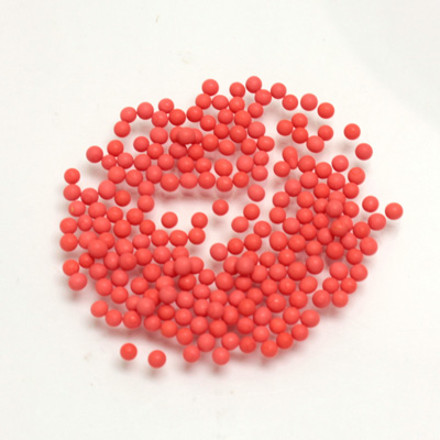 Glass No-Hole Ball - 01.5MM PINK CORAL