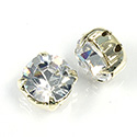 Crystal Stone in Metal Sew-On Setting - Chaton SS40 CRYSTAL-GOLD