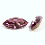 Preciosa Crystal Point Back Fancy Stone - Navette 15x7MM LT AMETHYST