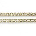 Preciosa MAXIMA Rhinestone Rondelle - Round 05MM CRYSTAL-GOLD