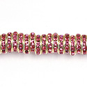 Preciosa MAXIMA Rhinestone Rondelle - Round 12MM ROSE-GOLD