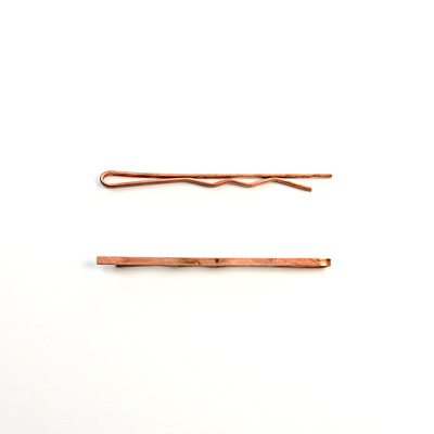 Metal Bobby Pin 39MM Copper Coated Steel