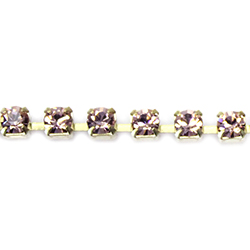 Preciosa MAXIMA Crystal Rhinestone Cup Chain - PP18 (SS8.5) VINTAGE ROSE-RAW