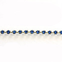 Preciosa MAXIMA Crystal Rhinestone Cup Chain - PP10 (SS4.5) CAPRI BLUE-RAW