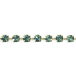 Preciosa MAXIMA Crystal Rhinestone Cup Chain - PP14 (SS6.5) ERINITE-RAW