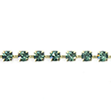 Preciosa MAXIMA Crystal Rhinestone Cup Chain - PP14 (SS6.5) ERINITE-RAW