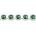 Preciosa MAXIMA Crystal Rhinestone Cup Chain - PP24 (SS12) MINT-RAW
