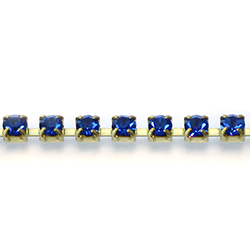 Preciosa Crystal Rhinestone Cup Chain - PP14 (SS6.5) CAPRI-RAW