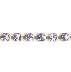 Preciosa Crystal Rhinestone Cup Chain - PP18 (SS8.5) VIOLET-RAW