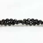 Gemstone Bead - Faceted Round 06MM BLACK ONYX